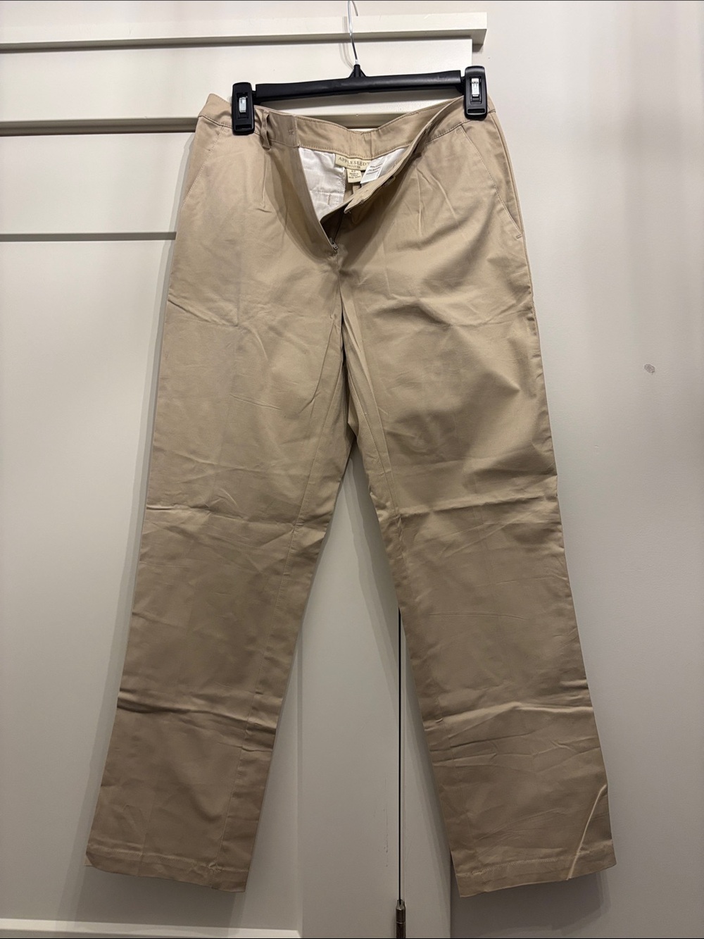 Appleseed's Beige Straight-Leg Chinos